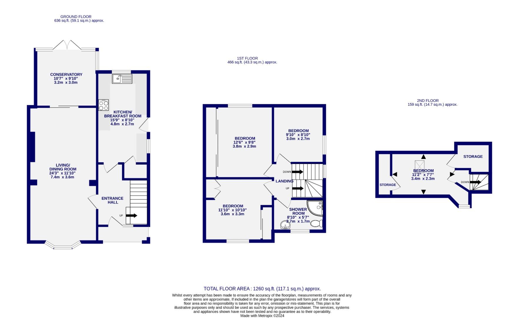 Floorplans For Chaloners Road, York