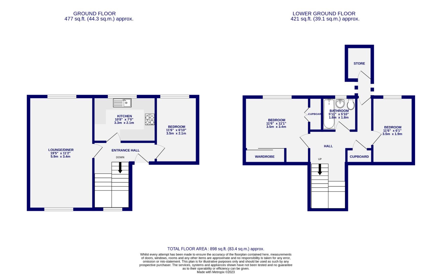 Floorplans For Birstwith Drive, Acomb, York