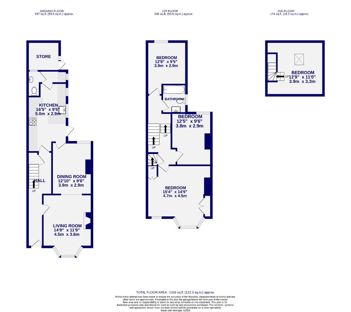 Floorplans For Bishopthorpe Road, York