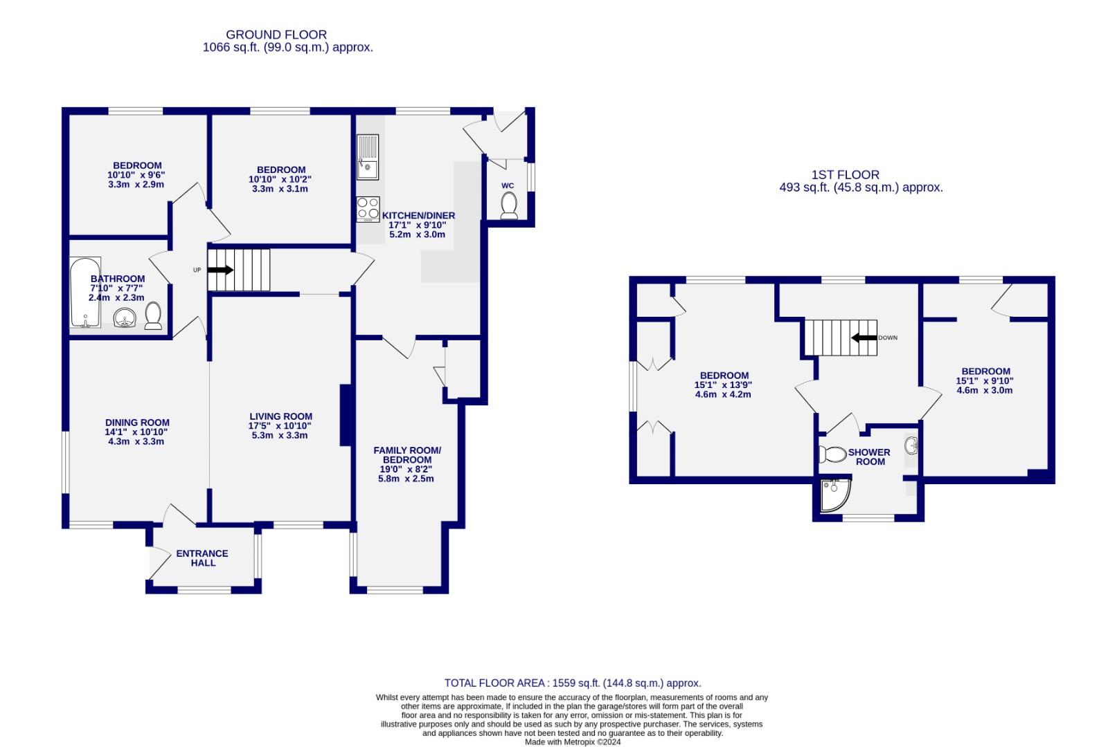 Floorplans For York Road, Dunnington, York