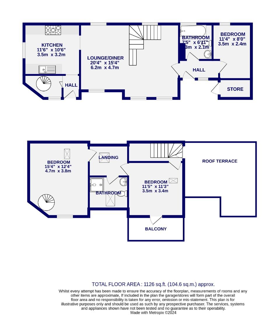 Floorplans For St. Olaves Road, York