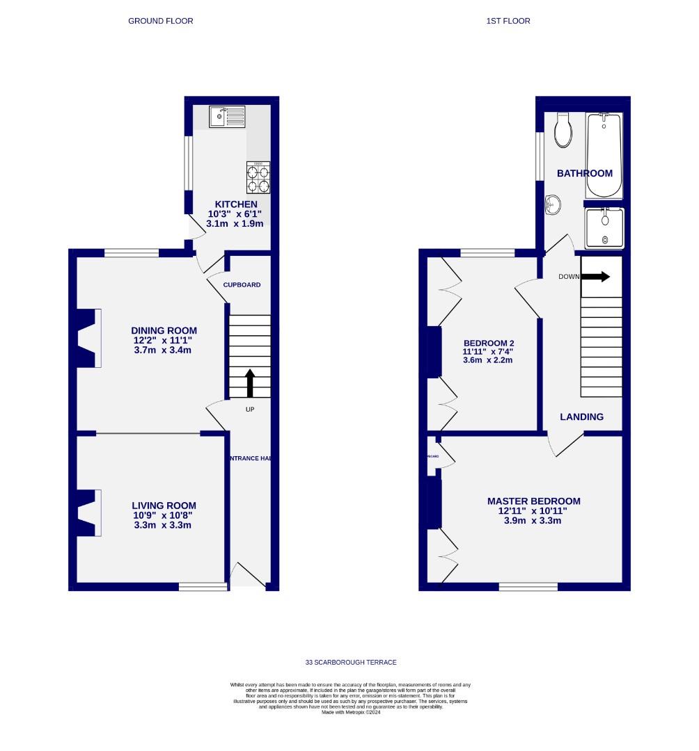 Floorplans For Scarborough Terrace, York