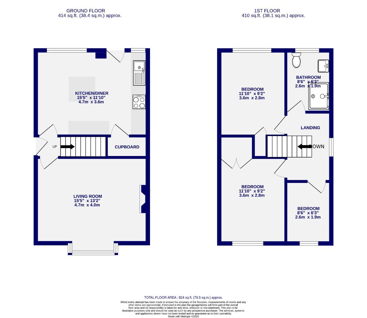 Floorplans For Keble Gardens, Bishopthorpe, York