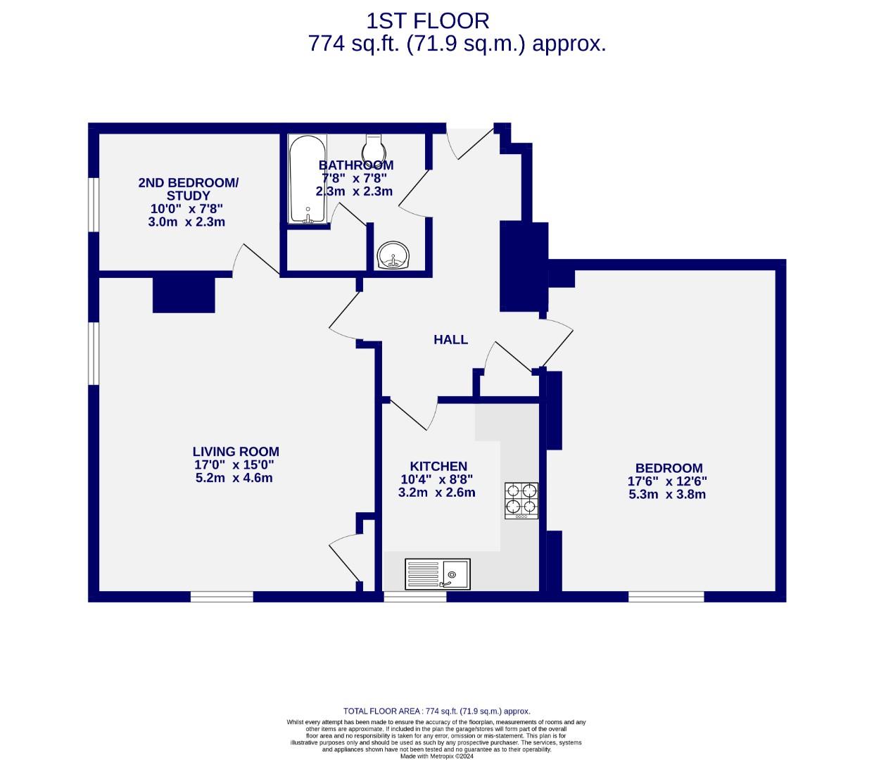 Floorplans For Blue Bridge Lane, Fishergate, York