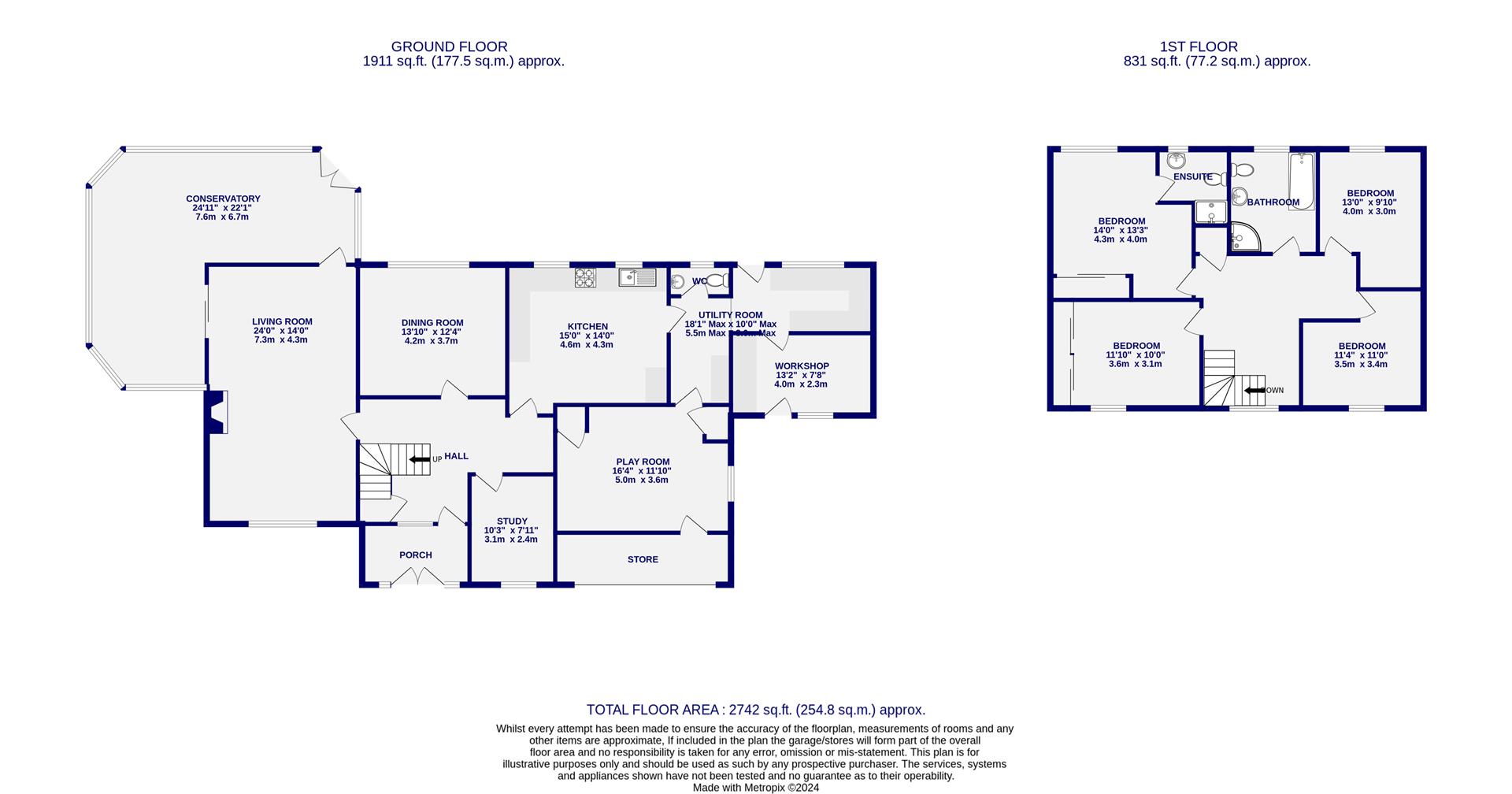 Floorplans For The Village, Strensall, York, YO32  5XA