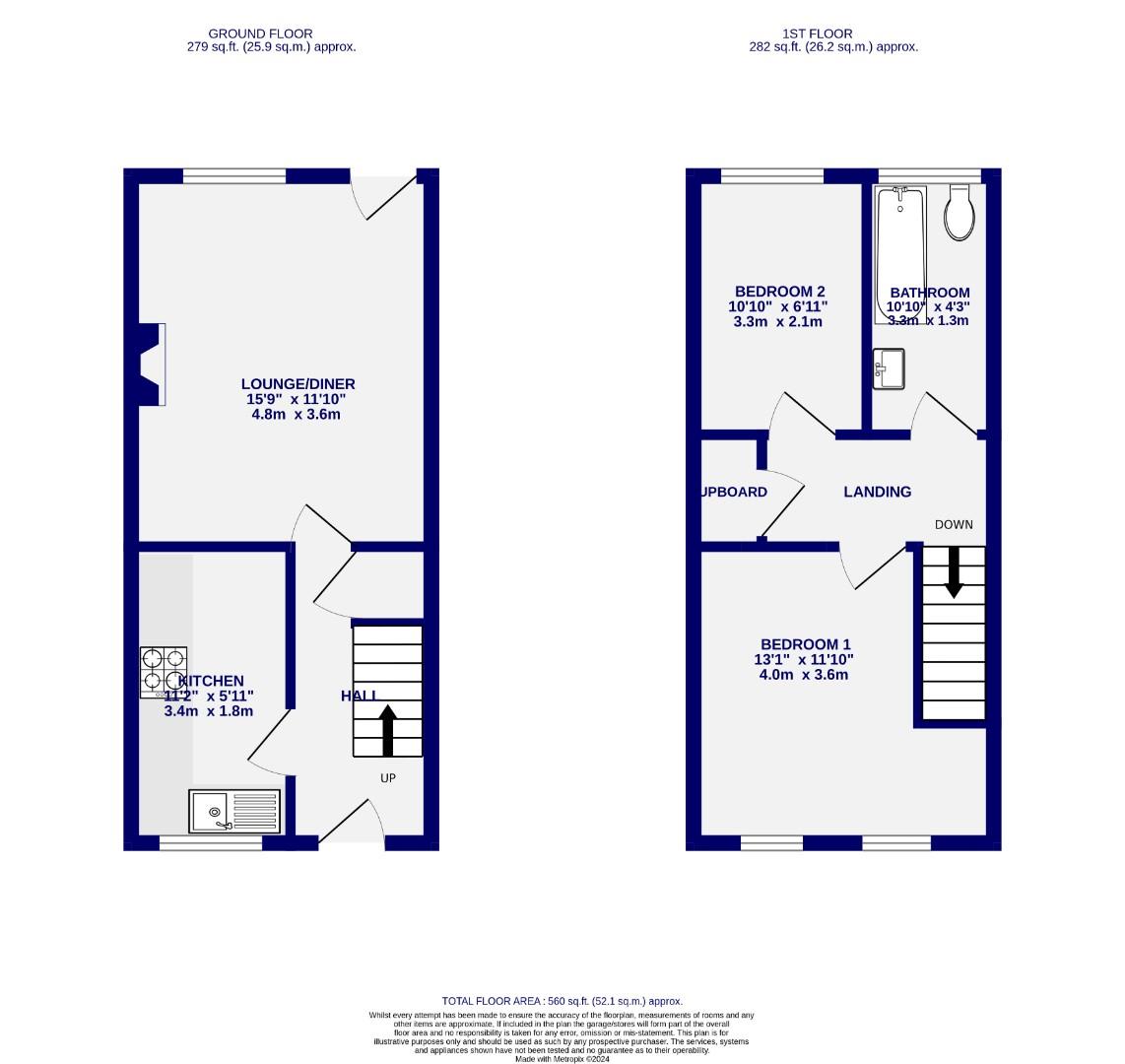 Floorplans For Celtic Close, Acomb, YORK