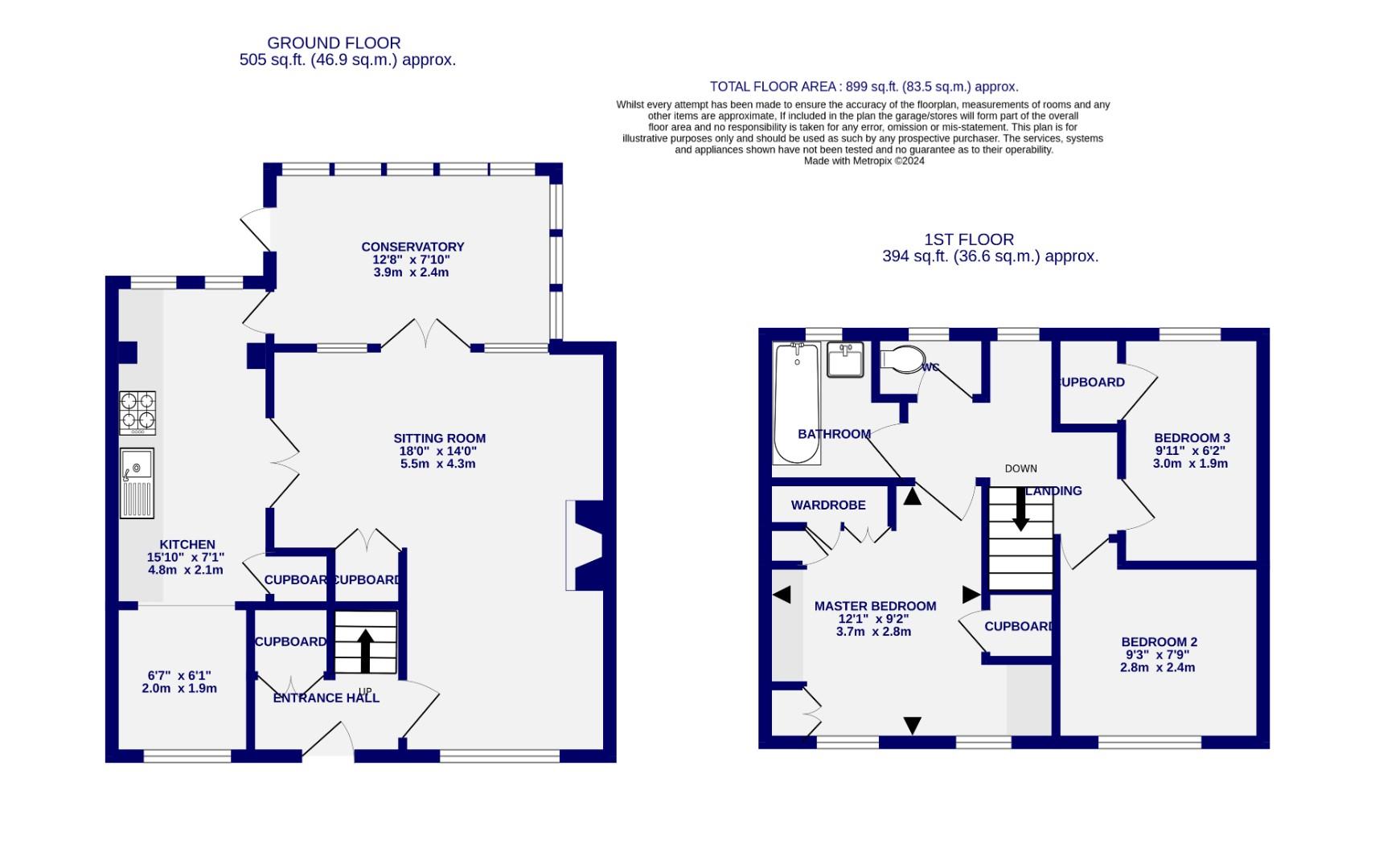 Floorplans For Chapelfields Road, York