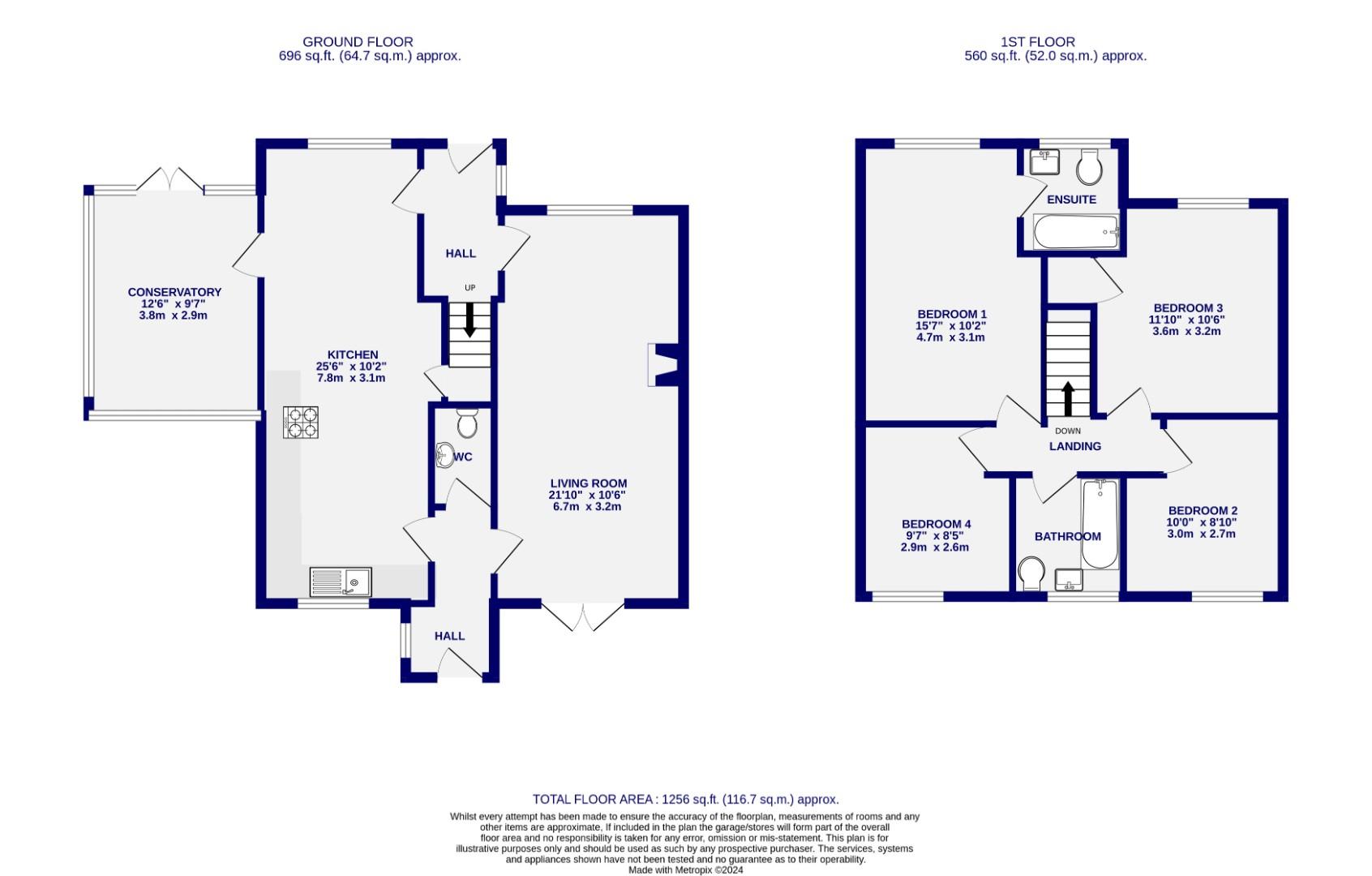 Floorplans For Caroline Close, York