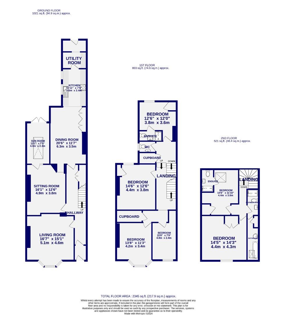 Floorplans For Bishopthorpe Road, York