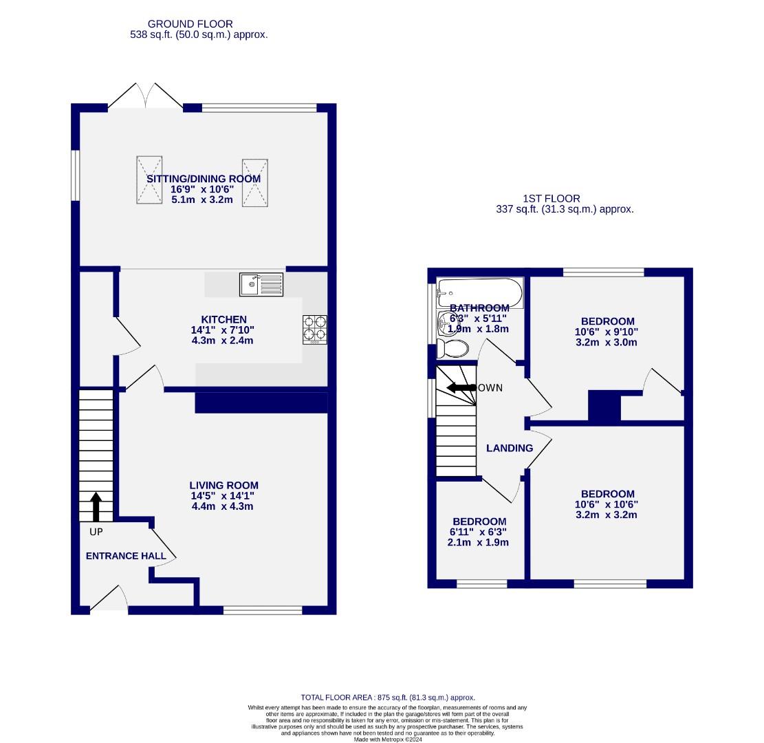 Floorplans For Collingwood Avenue, York