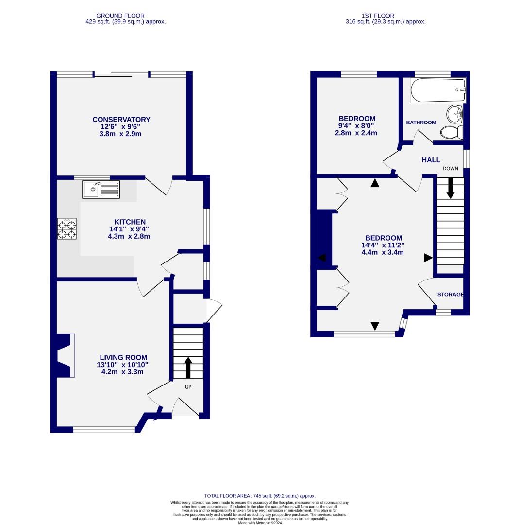 Floorplans For Lawnswood Drive, York