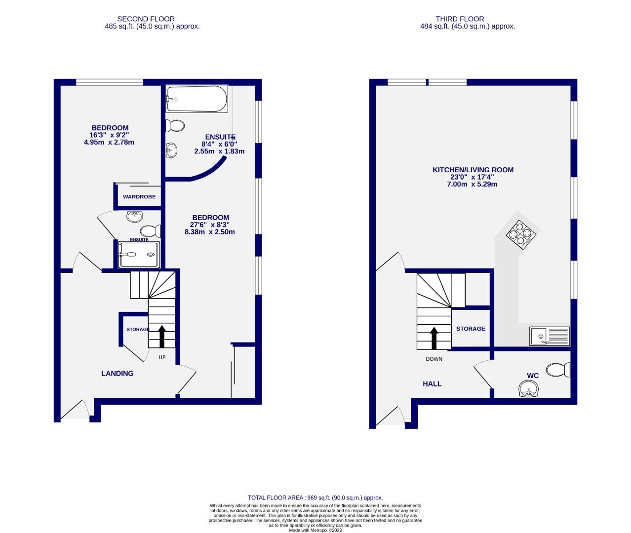 Floorplans For Biba House, St. Saviours Place, York