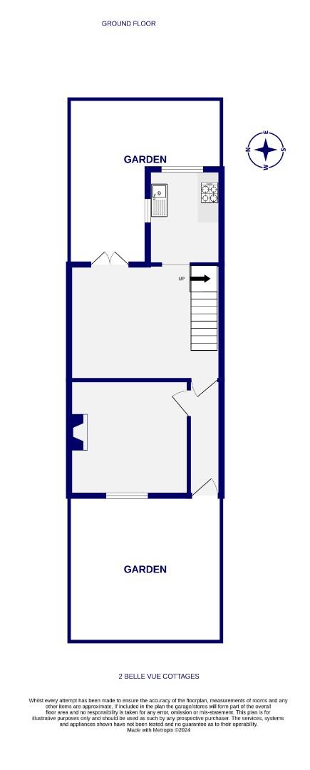 Floorplans For Belle Vue Cottages, Belle Vue Street, York