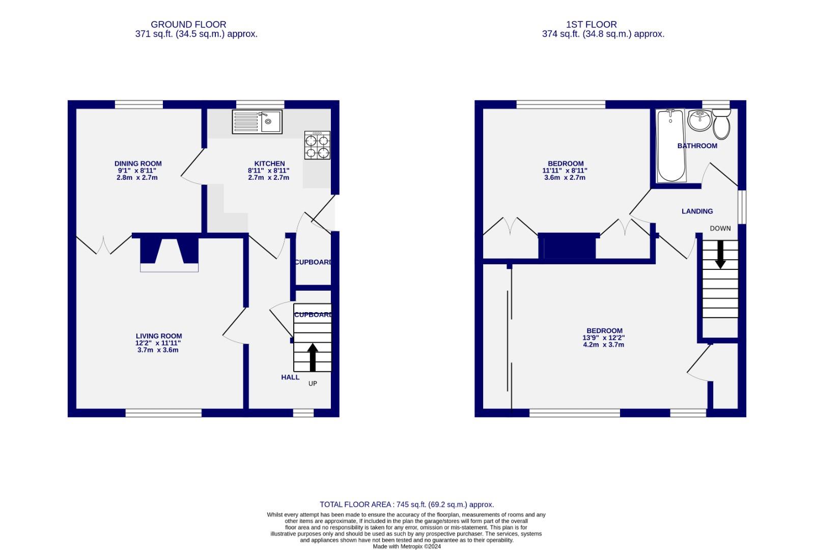 Floorplans For Wains Road, York