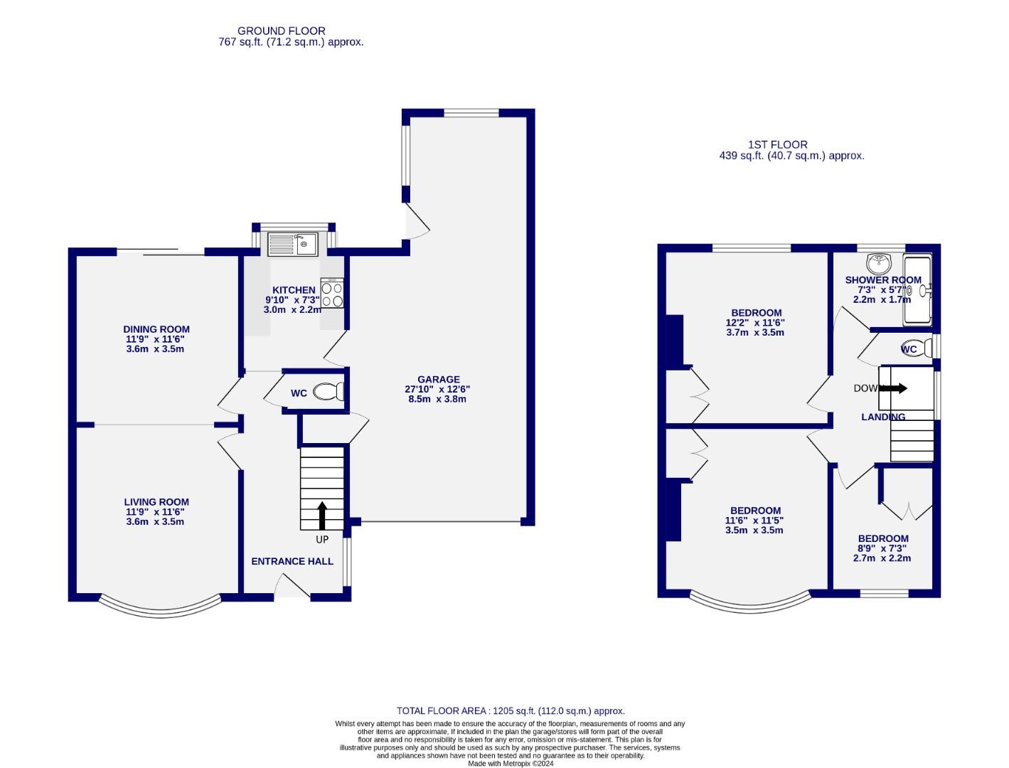 Floorplans For Barbara Grove, York