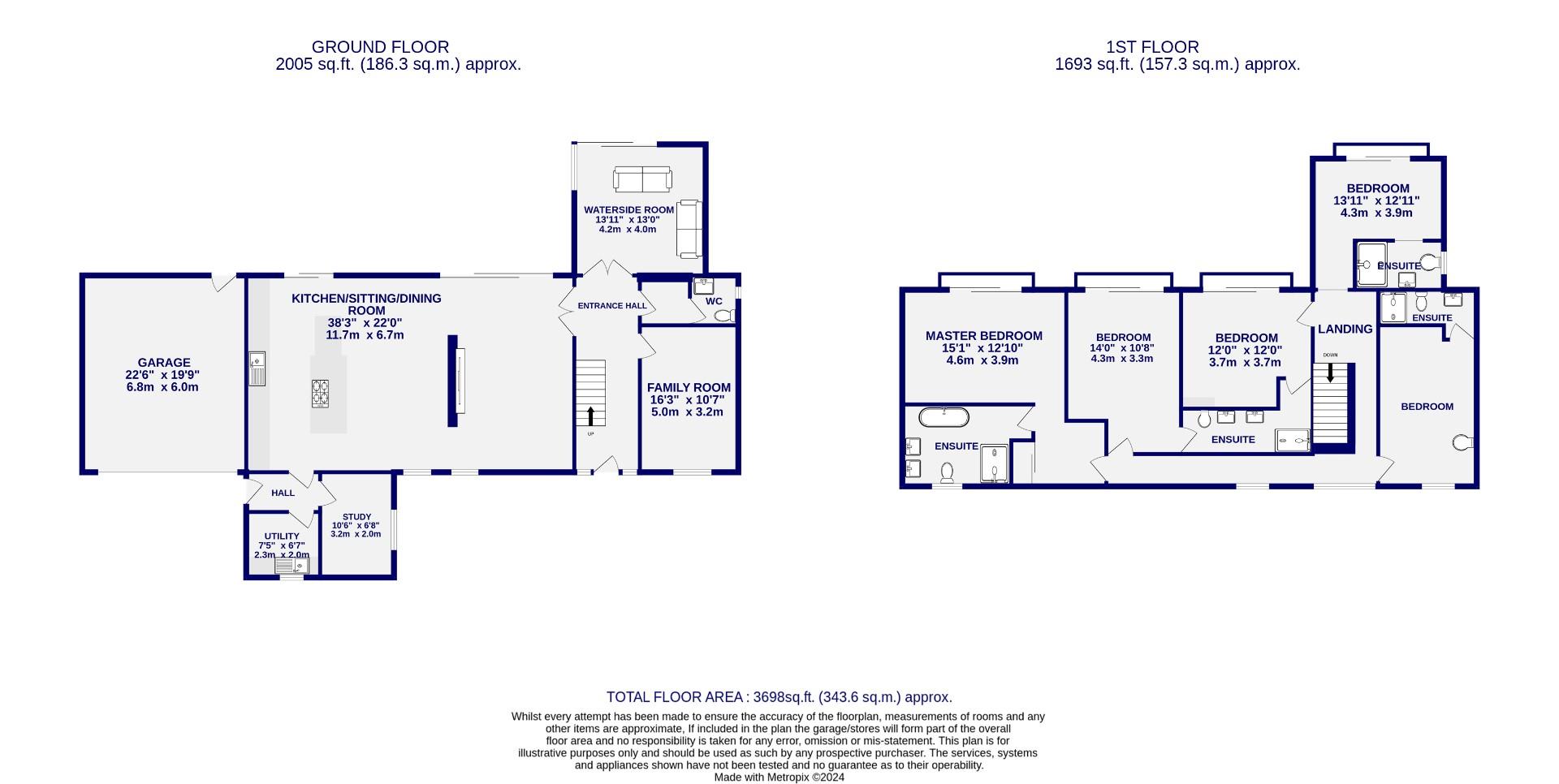 Floorplans For York Road, Haxby, York