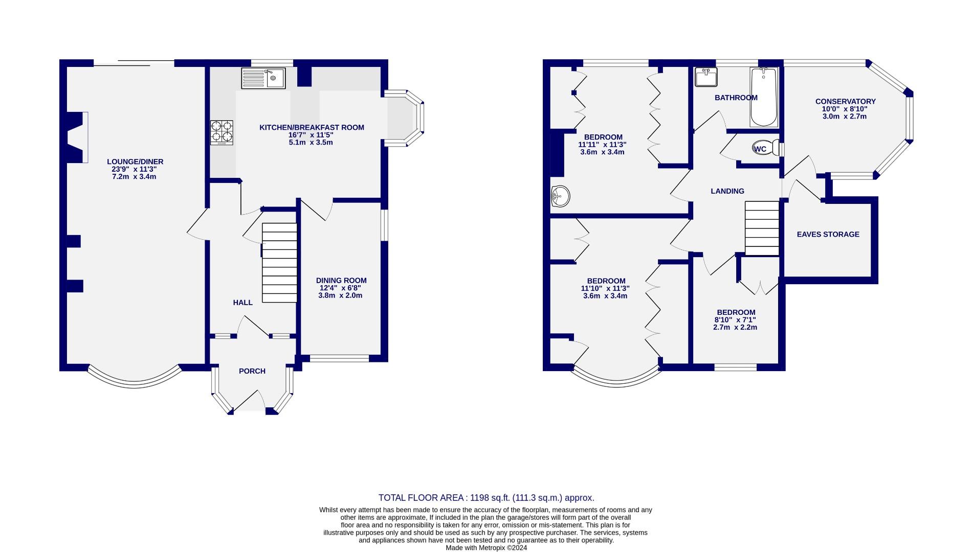 Floorplans For Heworth Hall Drive, York