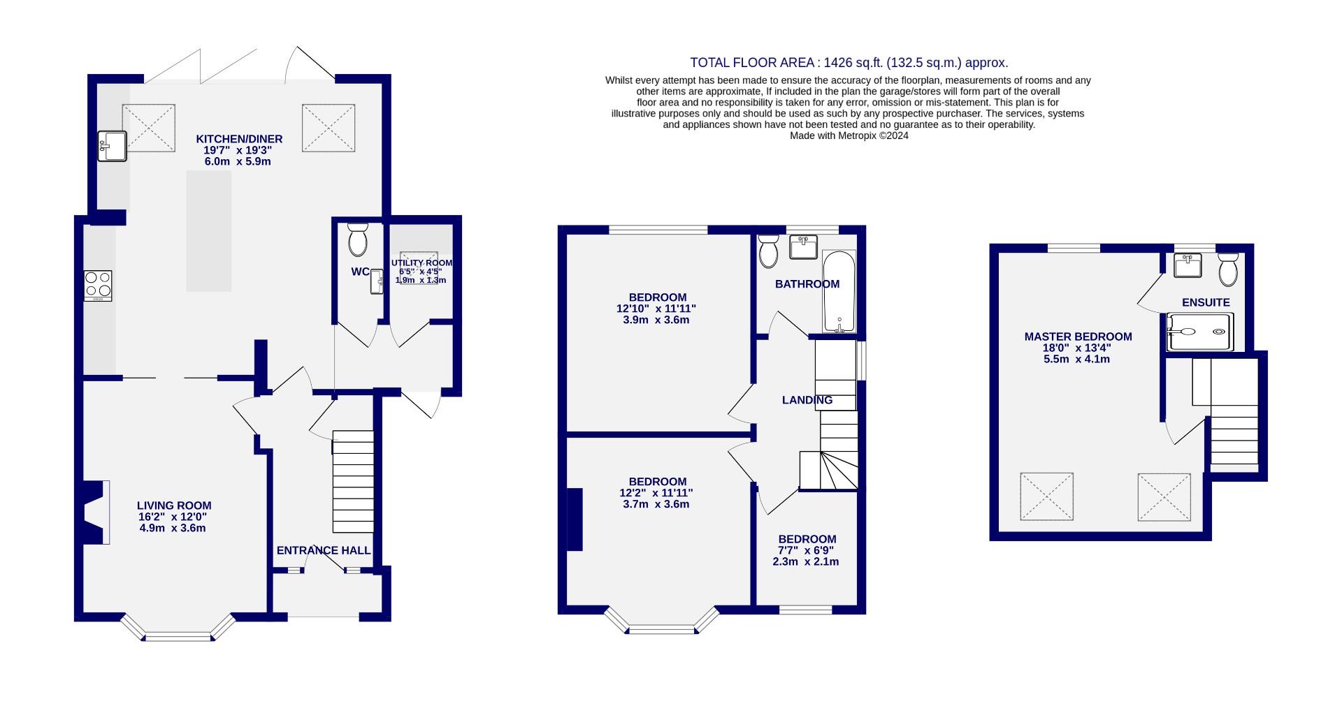 Floorplans For Eastward Avenue, York