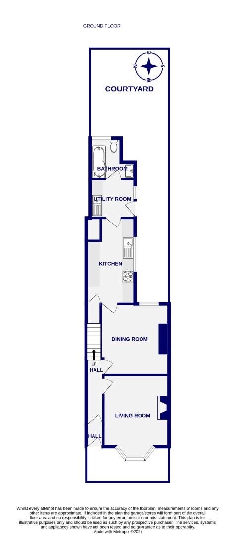 Floorplans For Lindley Street, Holgate, York