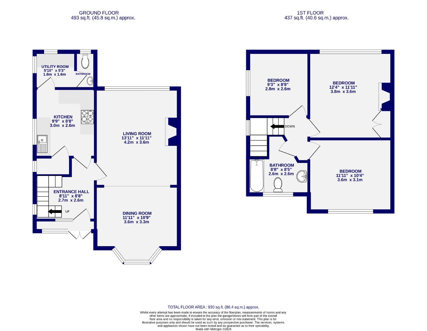 Floorplans For Tostig Avenue, York