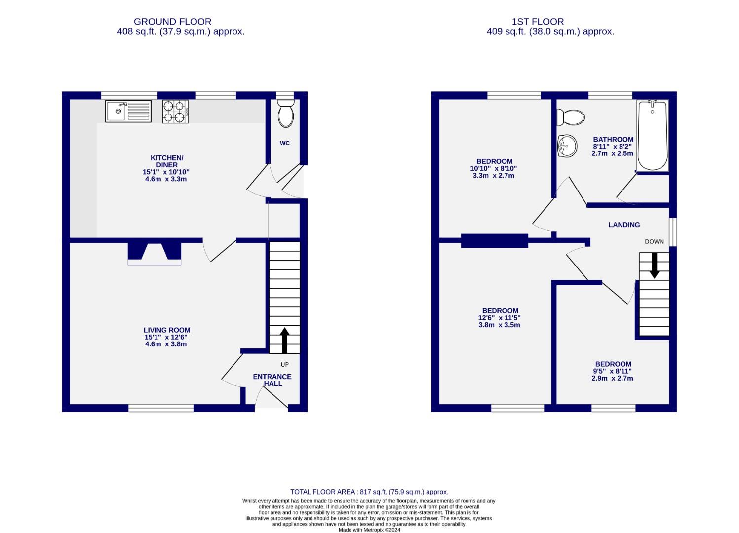 Floorplans For St. Philips Grove, York