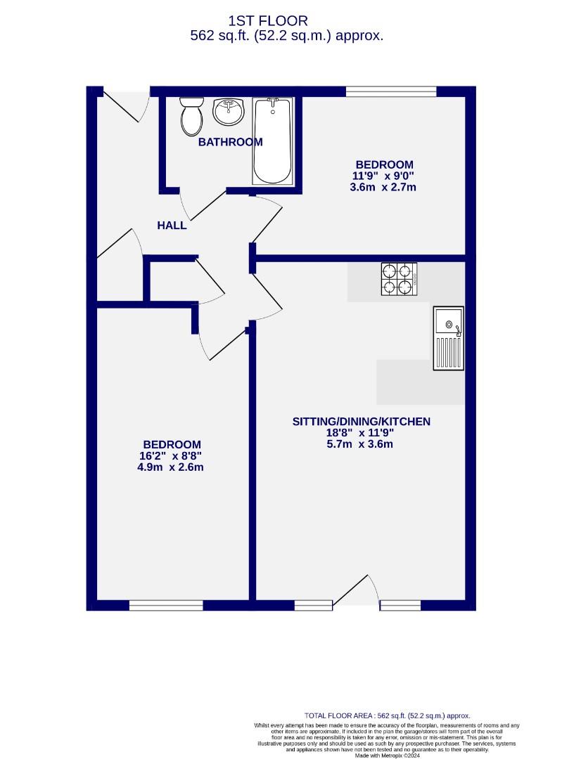 Floorplans For Yearsley House, Pinsent Court, York