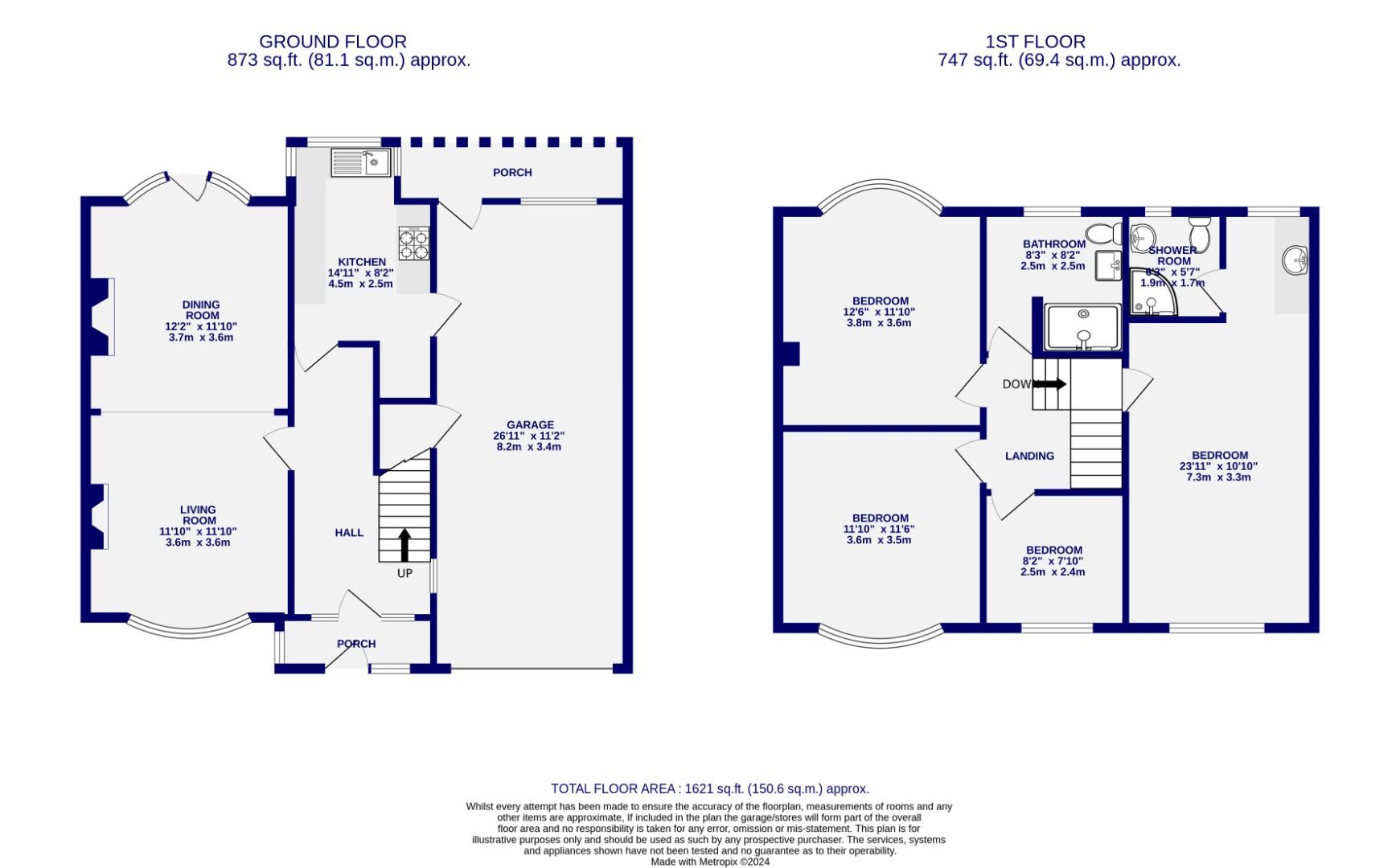 Floorplans For Middlethorpe Grove, York