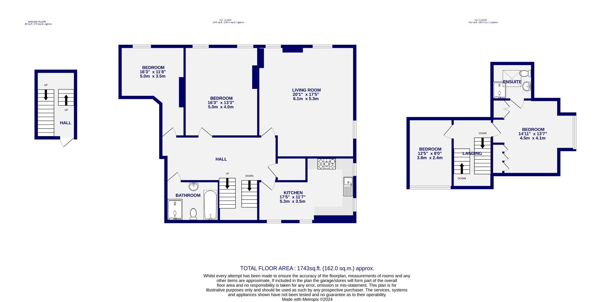 Floorplans For The Montague, Tadcaster Road, York