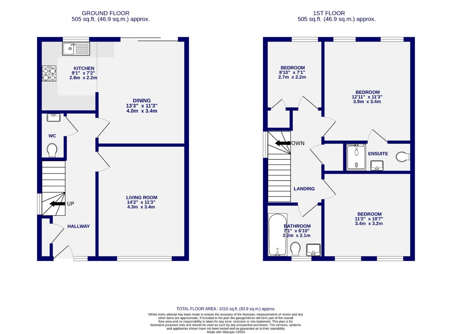 Floorplans For Lowfield Green, Acomb, York