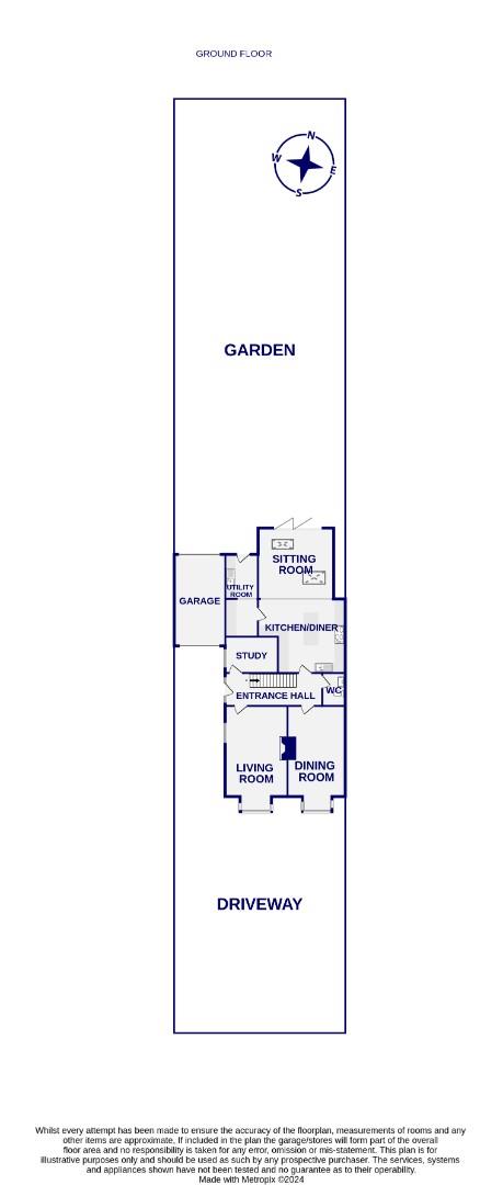 Floorplans For Back Lane, Bilbrough, York