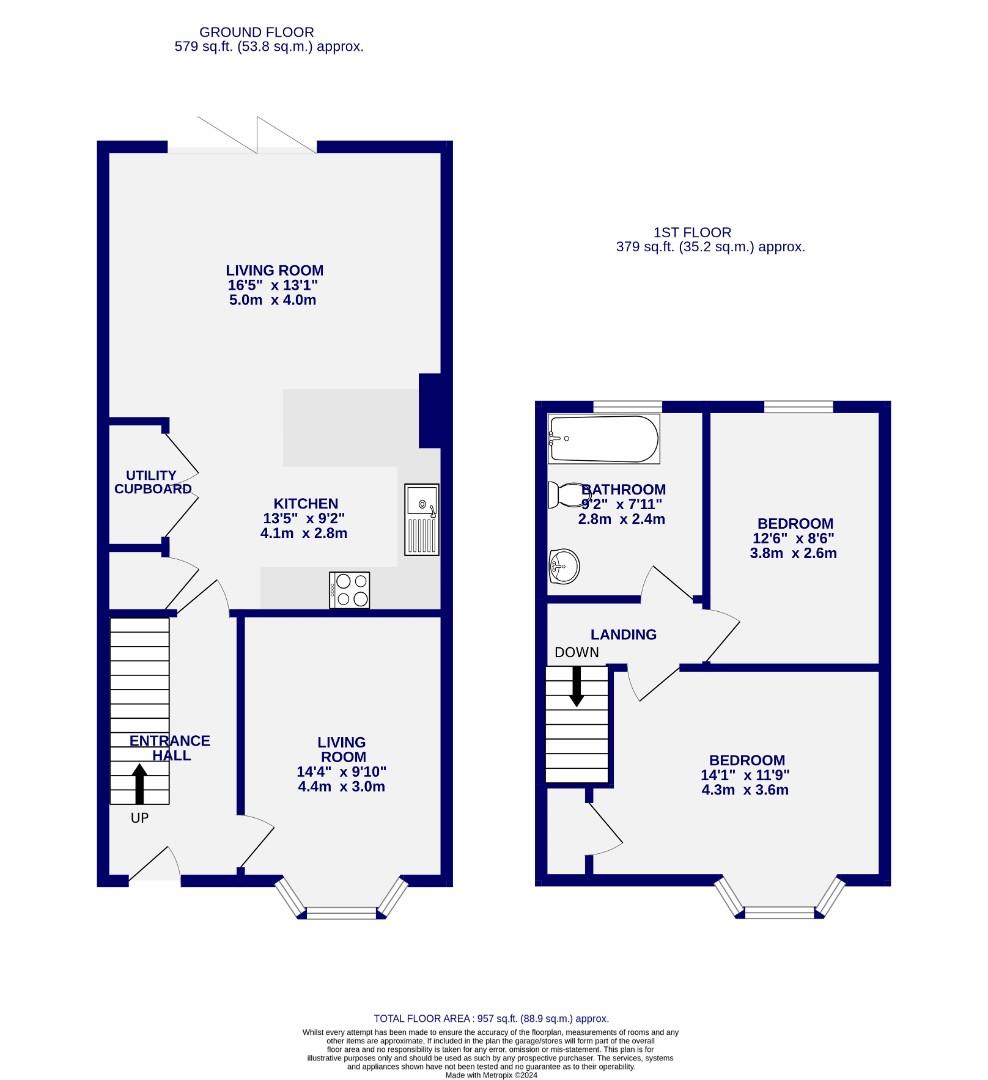 Floorplans For Garfield Terrace, York