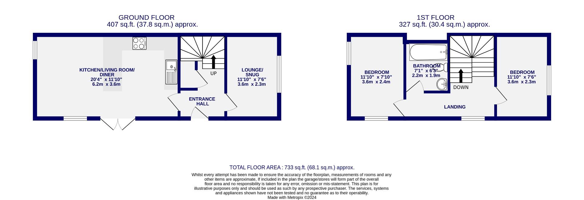 Floorplans For Garfield Terrace, York