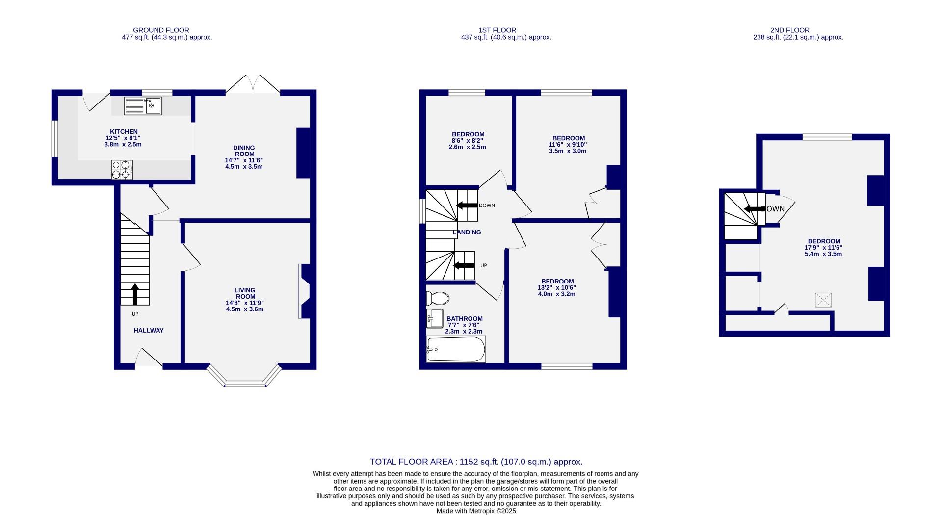 Floorplans For Leven Road, York