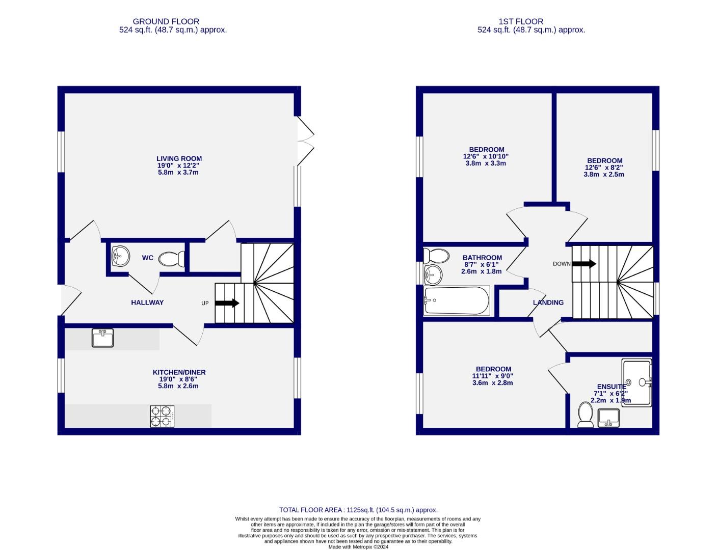 Floorplans For Cocoa Gardens, Wigginton Road, York