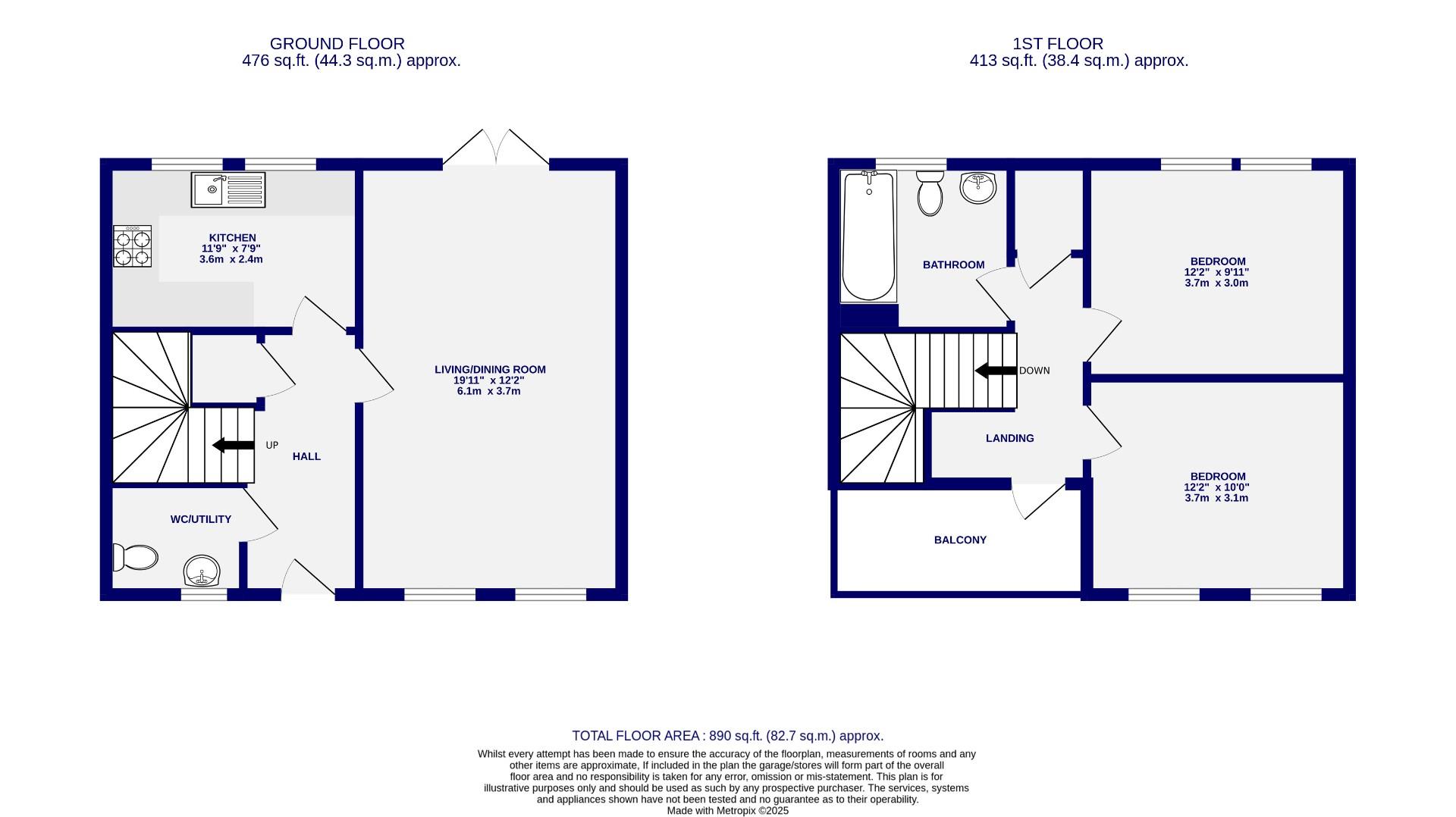 Floorplans For Lotherington Mews, York