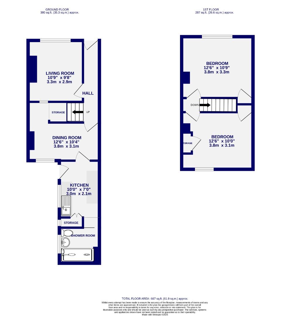 Floorplans For Carrington Avenue, York