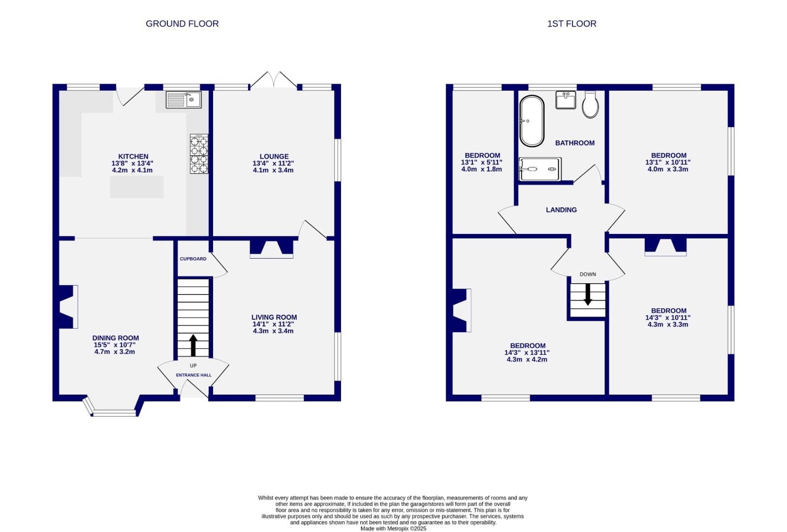 Floorplans For Front Street, Acomb, York