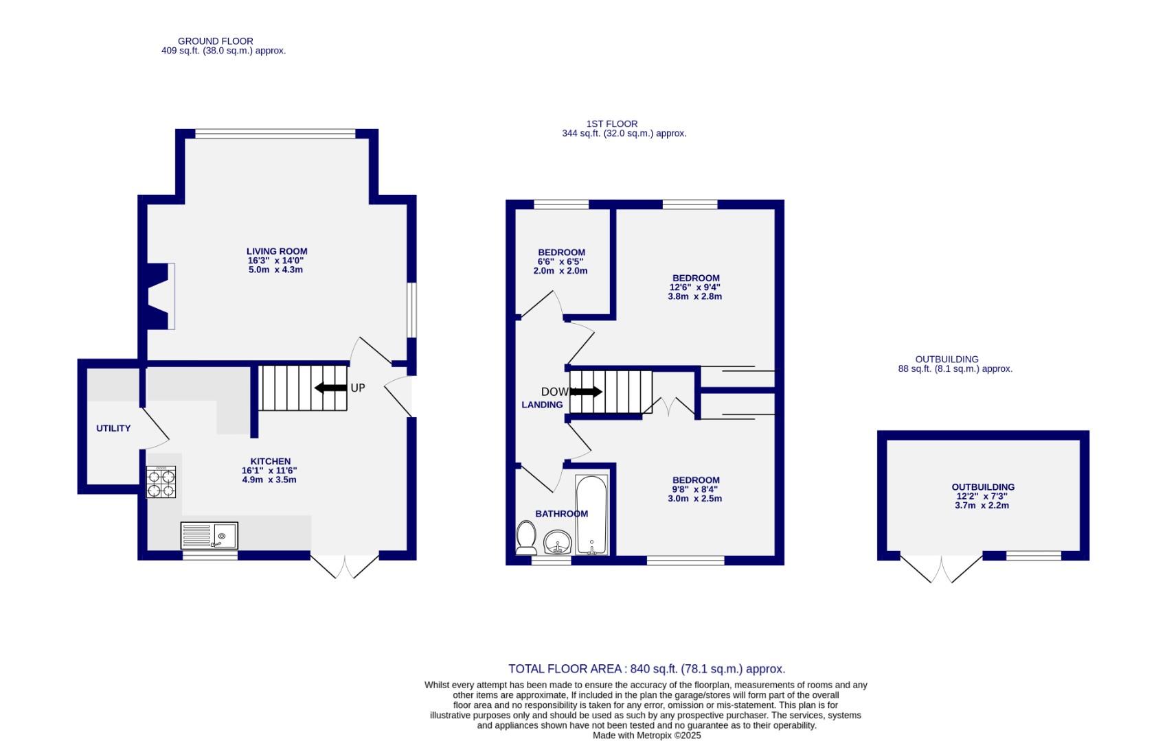 Floorplans For Acorn Close, Barlby, Selby