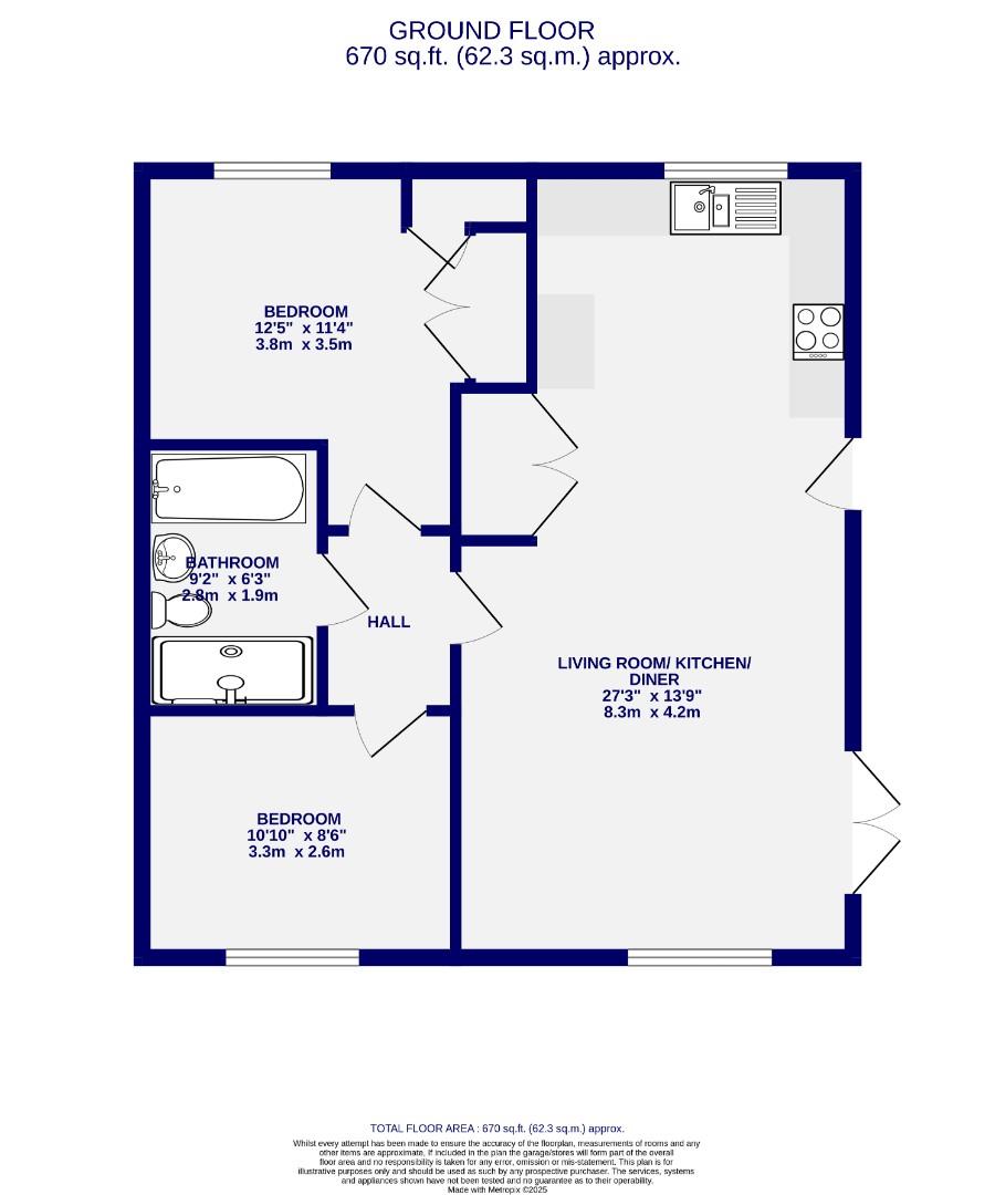 Floorplans For St Anthonys Court, Gale Lane, Acomb