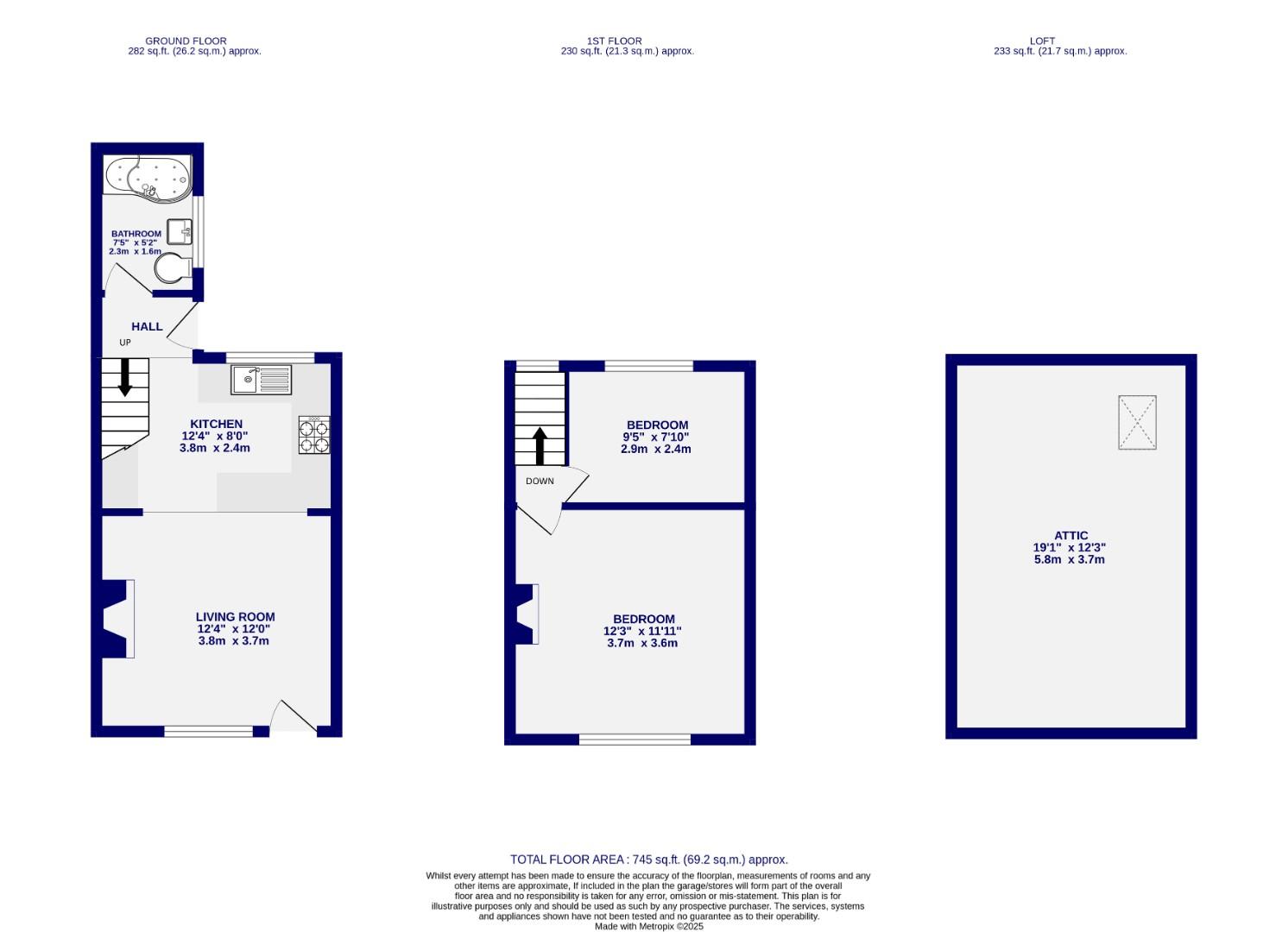 Floorplans For Marston Road, Tockwith, York