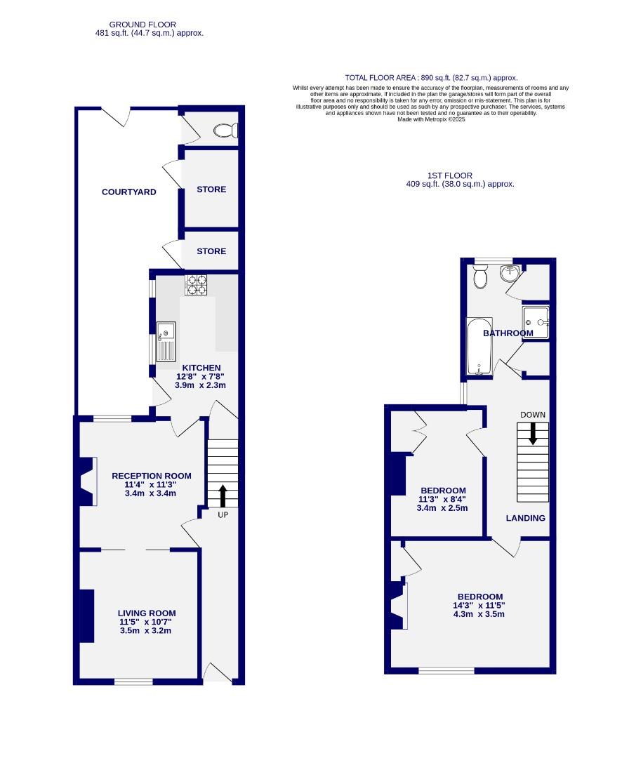 Floorplans For Compton Street, York