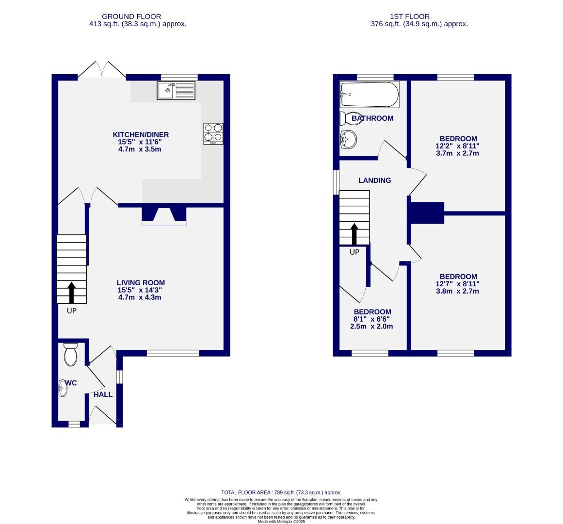 Floorplans For Beech Park Close, Riccall, York