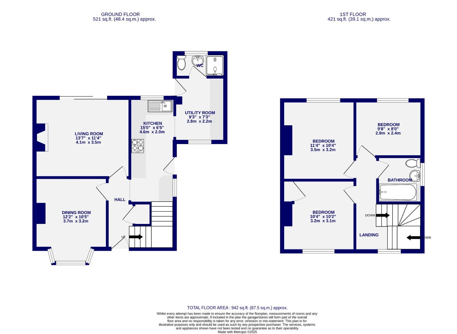 Floorplans For Chestnut Grove, Acomb, York