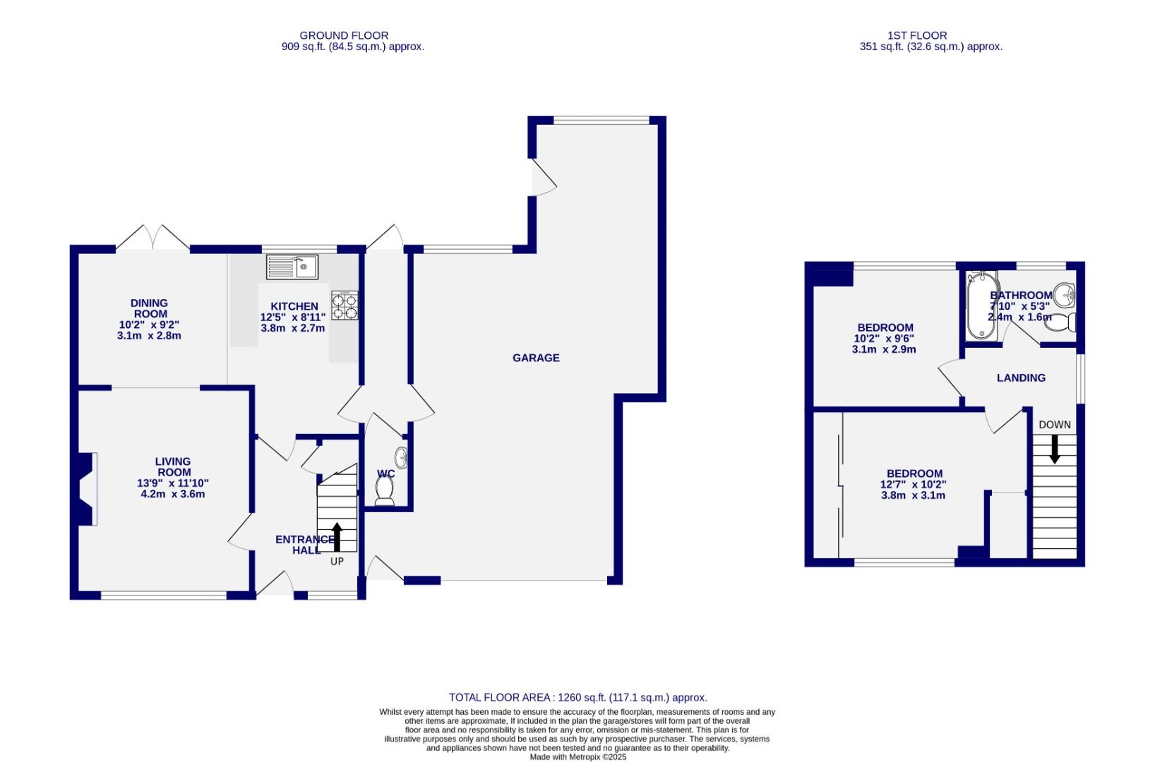 Floorplans For Harlow Road, York