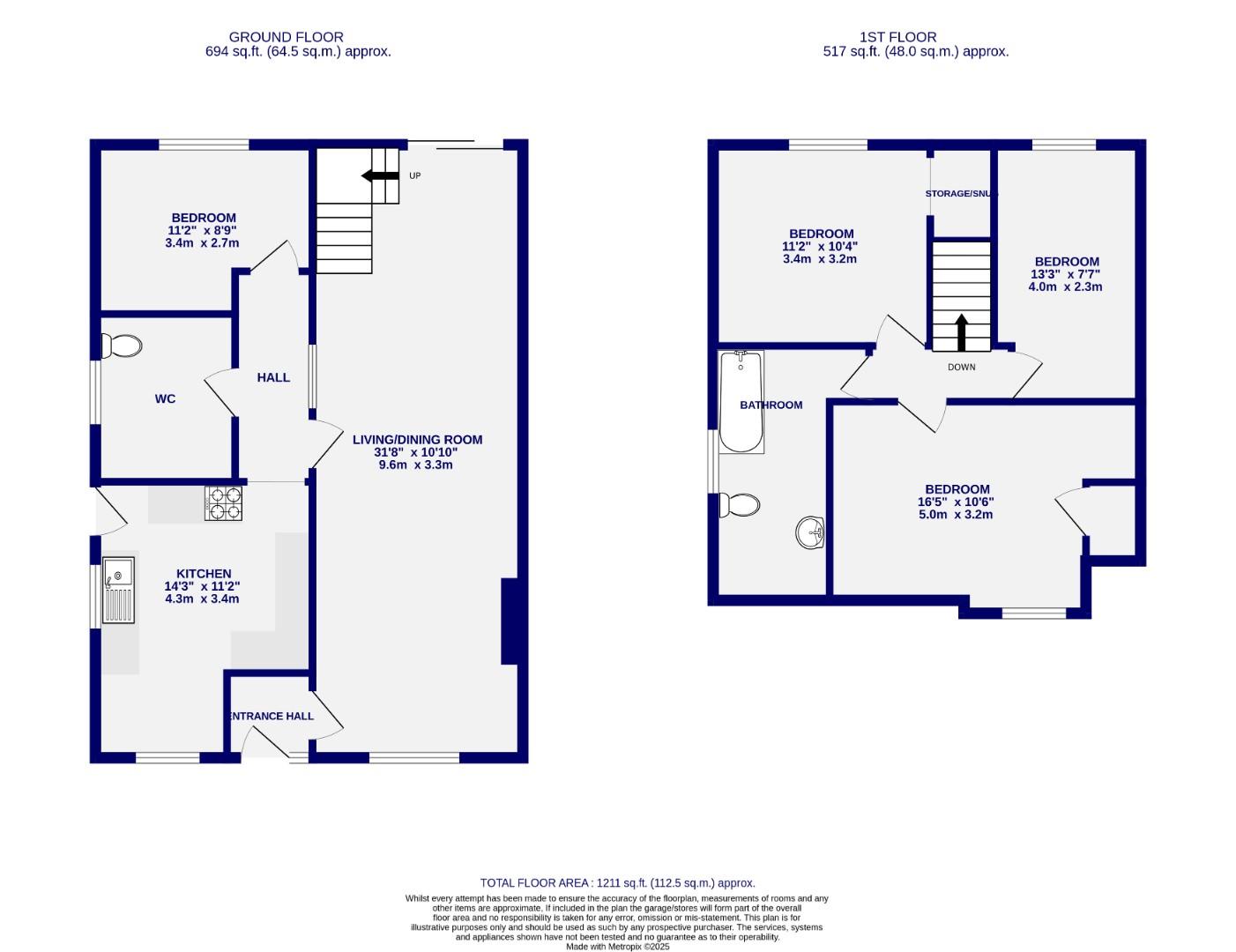 Floorplans For The Old Orchard, Fulford, York